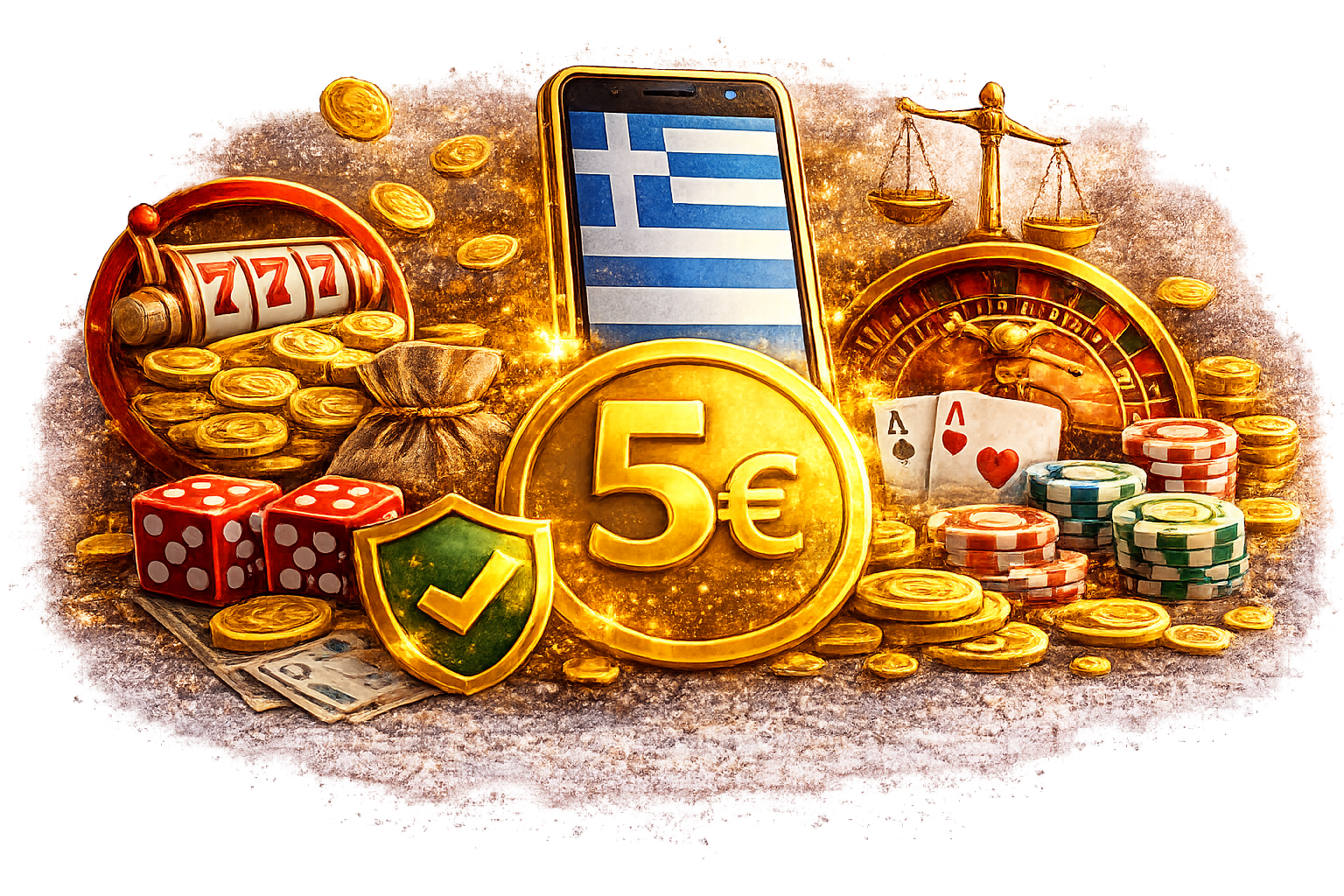 Online καζίνο από κατάθεση 5 ευρώ στην Ελλάδα