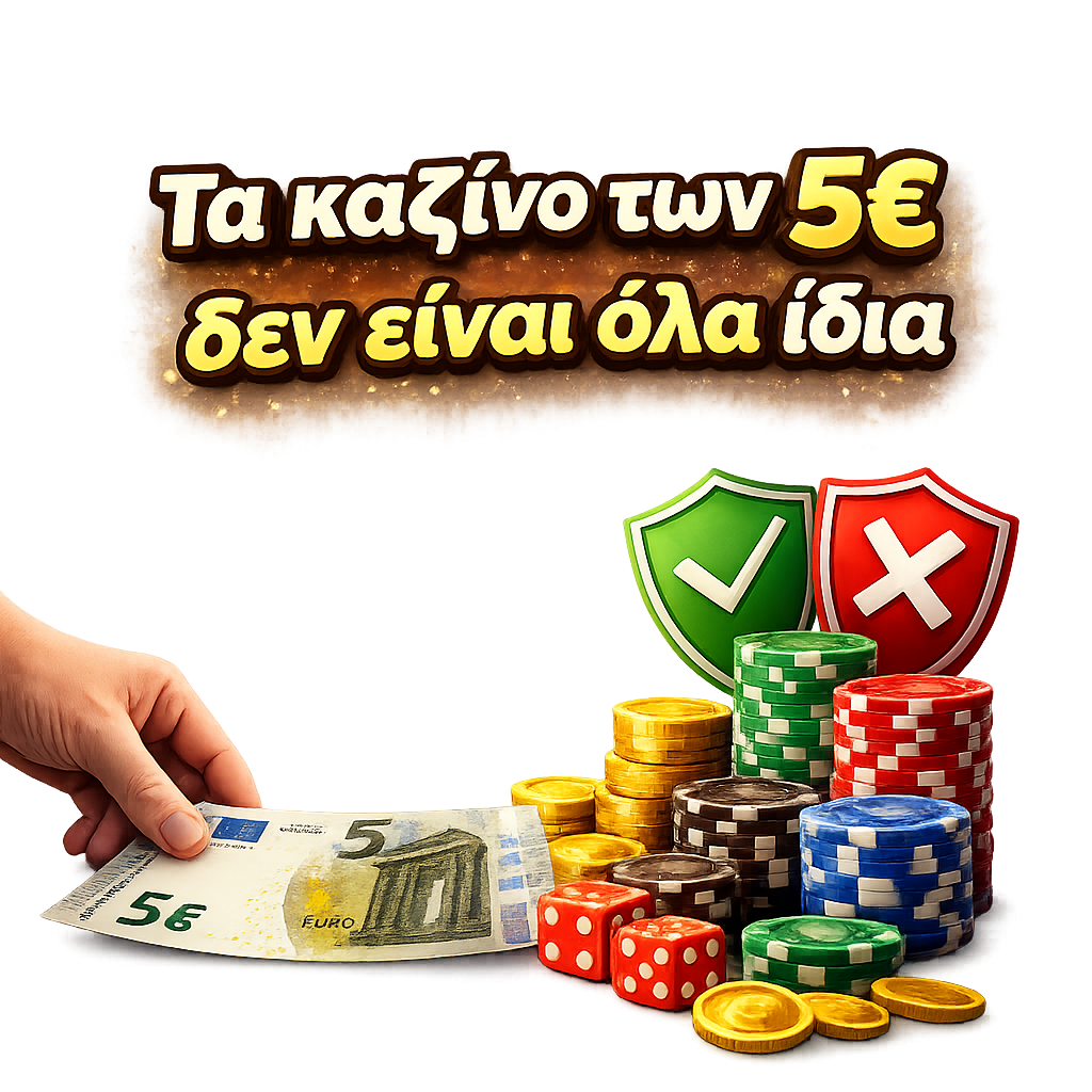 Τα καζίνο των 5€ δεν είναι όλα ίδια