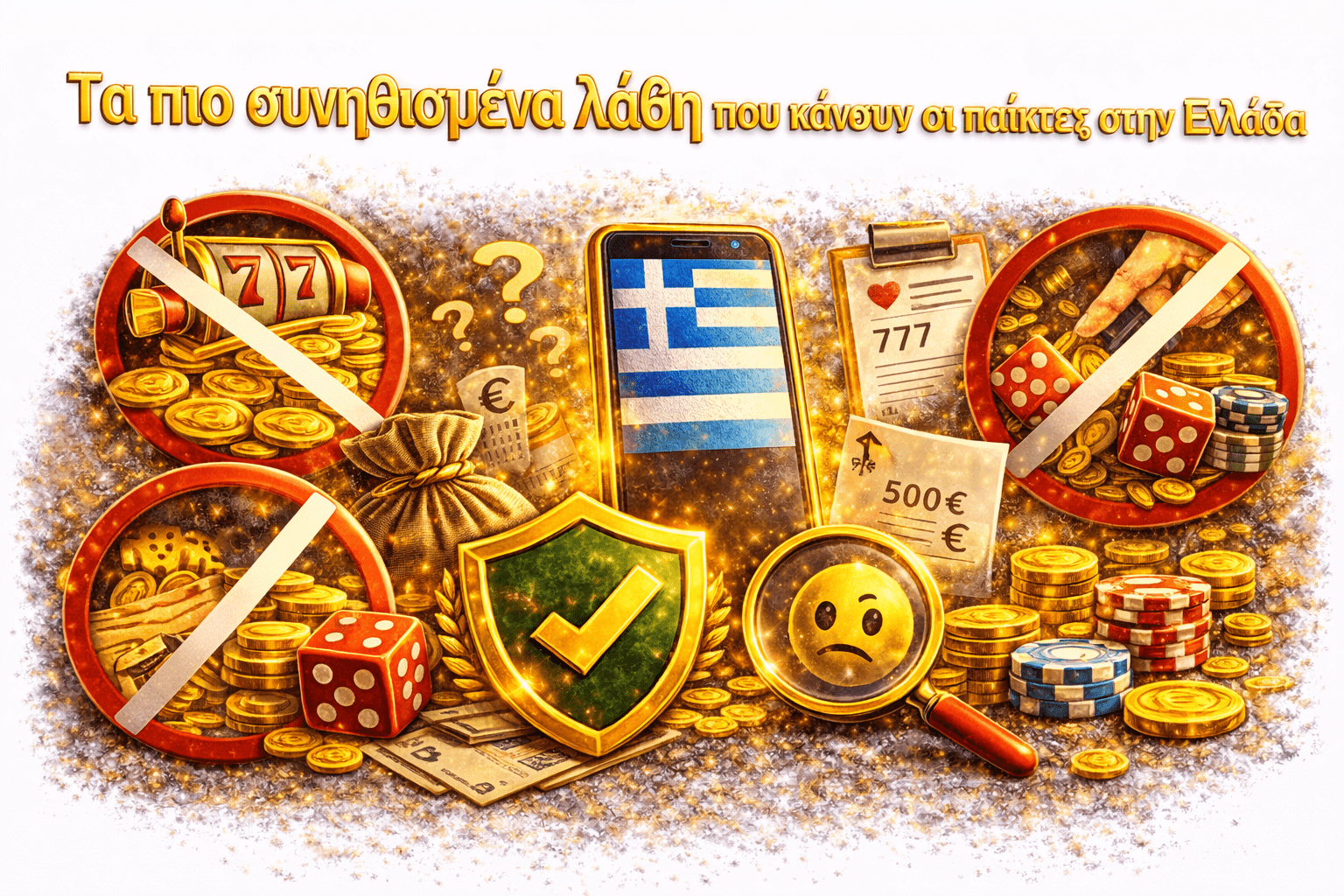 Τα πιο συνηθισμένα λάθη που κάνουν οι παίκτες στην Ελλάδα