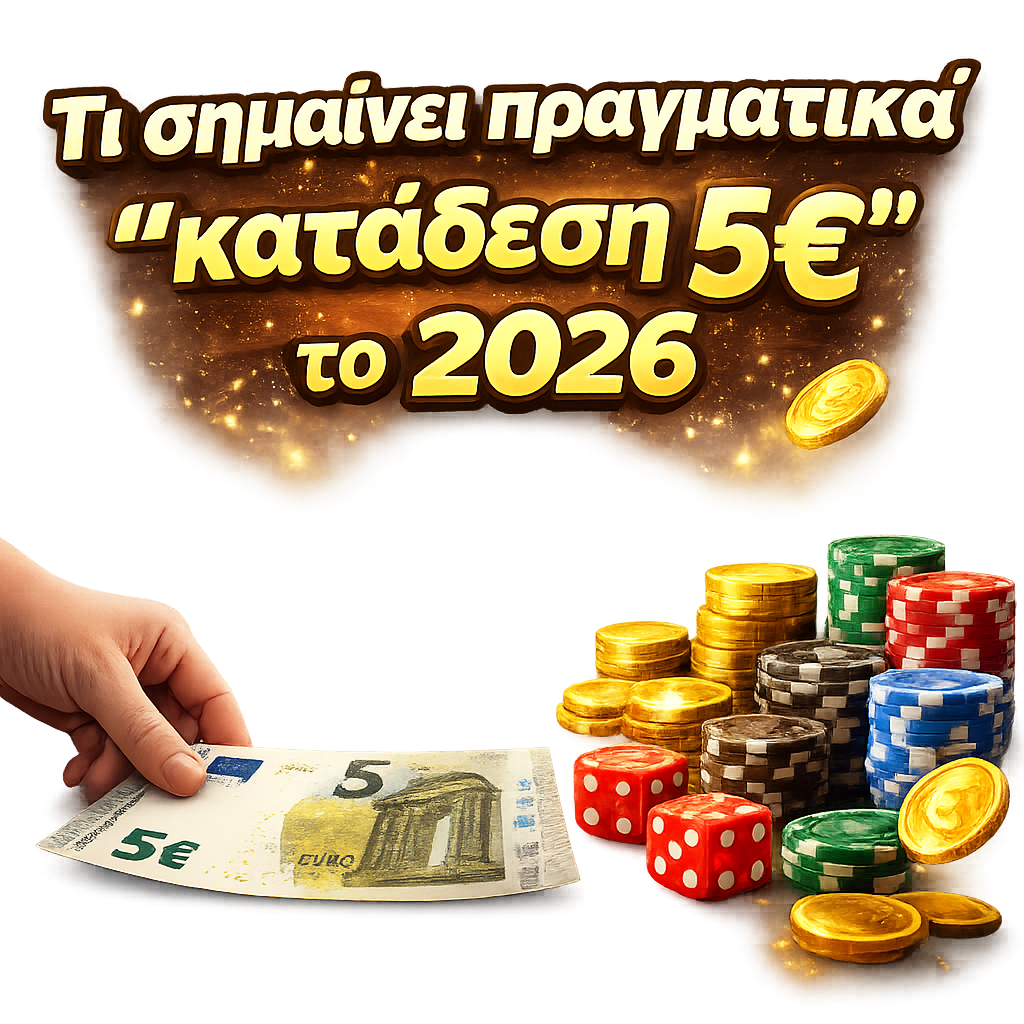 Τι σημαίνει πραγματικά “κατάθεση 5€” το 2026