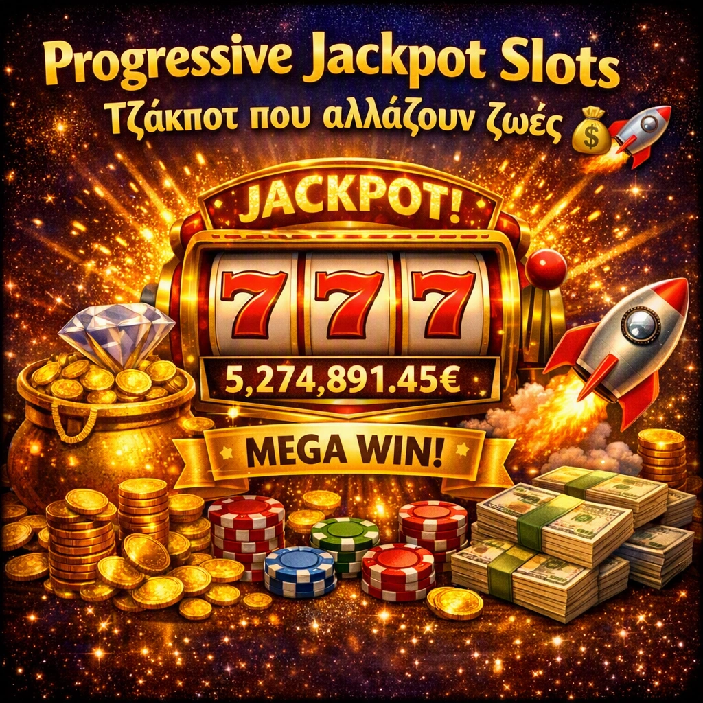 Progressive Jackpot Slots – Τζάκποτ που αλλάζουν ζωές 💰🚀