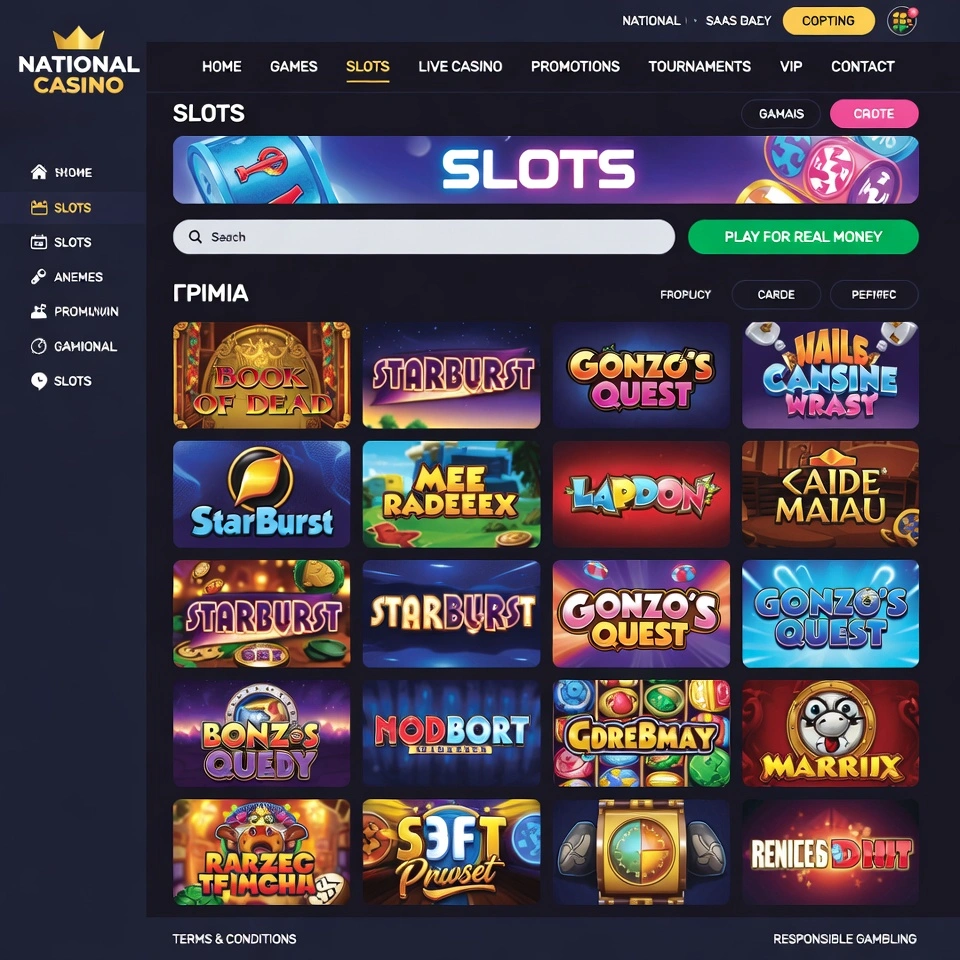 National Casino Slots και Παιχνίδια